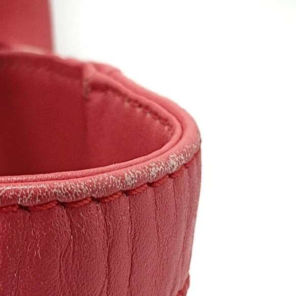 EMILIO PUCCI - Pink Light Pink White Coated Canvas Leather Tote Bag - Picture 9 of 14